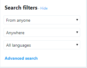 search filters